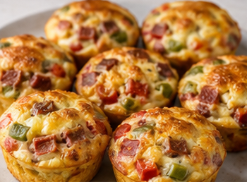 Yumurtalı Tuzlu Muffin