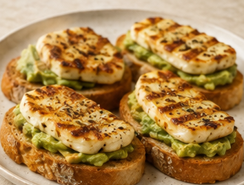 Avokado & Hellimli Bruschetta