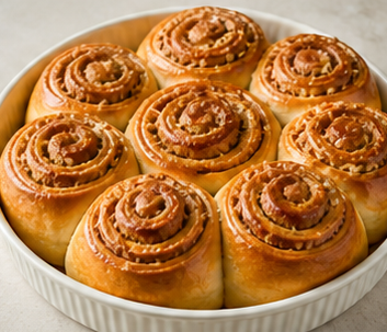 Tahinli Rulo Çörek