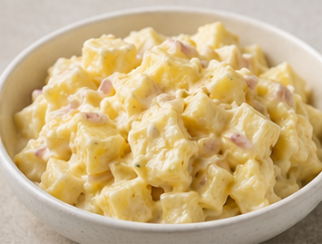Hardal Soslu Patates Salatası