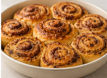 Tarçınlı Rulo (Cinnamon Rolls)