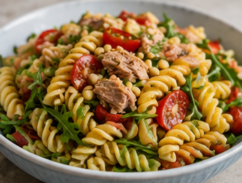 Ton Balıklı Makarna Salatası