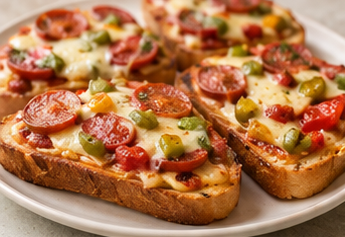 Tost Ekmeğinde Pizza