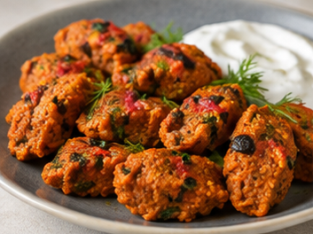 Patlıcanlı Bulgur Köftesi