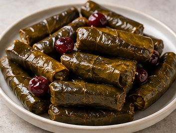 Vişneli Zeytinyağlı Yaprak Sarma