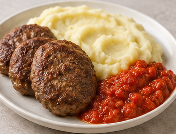 Püreli Rosto Köfte