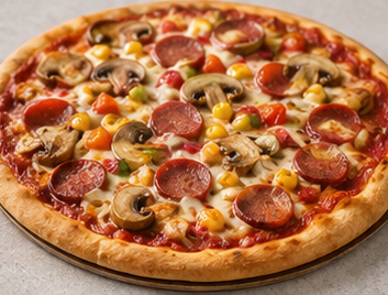 Karışık Ev Pizzası