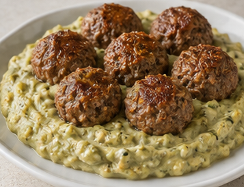 Avokado Yatağında Köfte