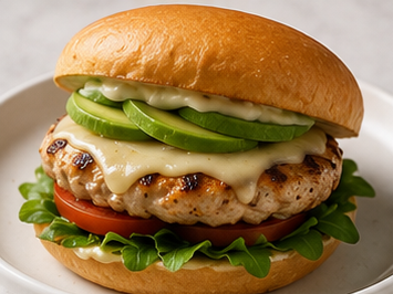 Avokadolu Hindi Burger
