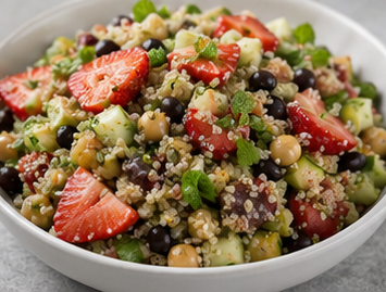 Çilekli Kinoa Salatası