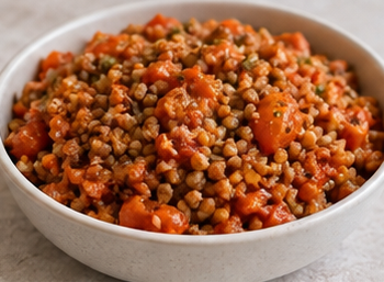 Domatesli Karabuğday Pilavı