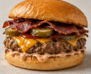 Füme Etli Cheeseburger