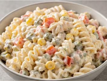 Garnitürlü Makarna Salatası