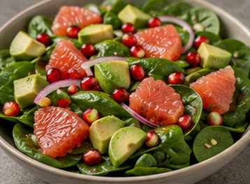 Greyfurtlu Avokado Salatası