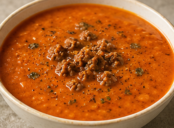 Kıymalı Tarhana Çorbası