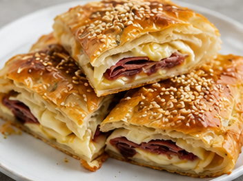 Pastırmalı Kaşarlı Börek