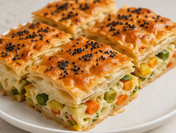 Pırasalı Peynirli Börek