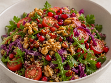 Renkli Kinoa Salatası