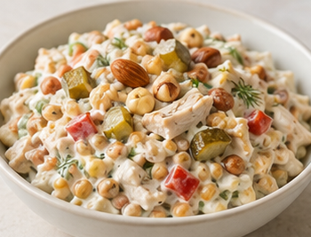 Tavuklu Buğday Salatası