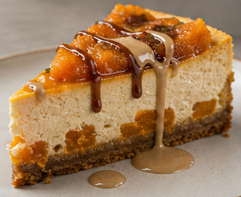 Tahinli Bal Kabaklı Cheesecake