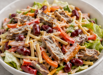 Erişteli Kırmızı Fasulyeli Salata