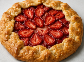 Çilekli Galette