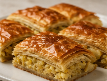 Sodalı Patatesli Baklava Yufkası Böreği