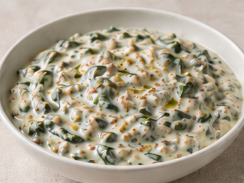 Kinoalı Ispanaklı Meze