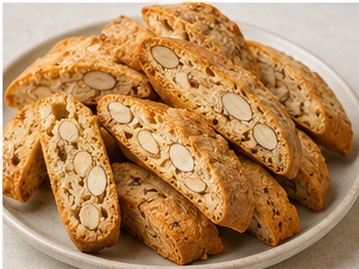 Bademli İtalyan Kurabiyesi (Cantuccini)