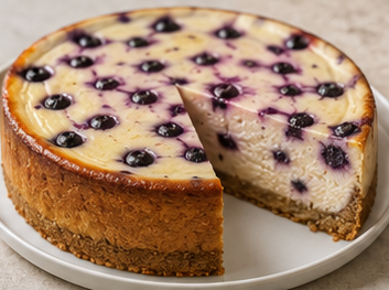 Yaban Mersinli Cheesecake