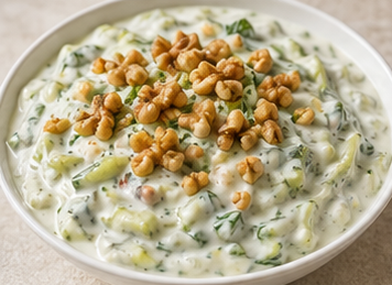 Yoğurtlu Kabak Salatası