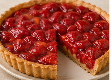 Çilekli Tart