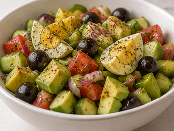 Yumurtalı Avokado Salatası