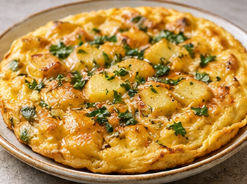 Patatesli Omlet