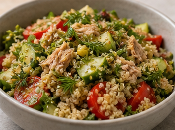 Ton Balıklı Kinoa Salatası
