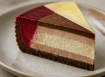 4 Renkli Cheesecake
