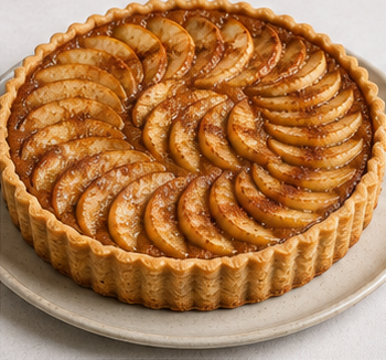 Kestane Kremalı Elmalı Tart