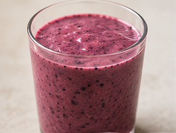 Şeftalili Böğürtlenli Smoothie