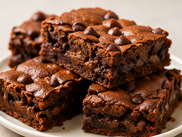 Muzlu Fıstık Ezmeli Brownie