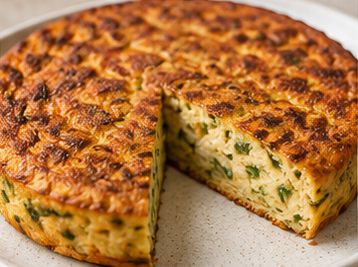 Tavada Patatesli Peynirli Kek