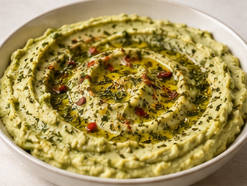 Avokadolu Humus