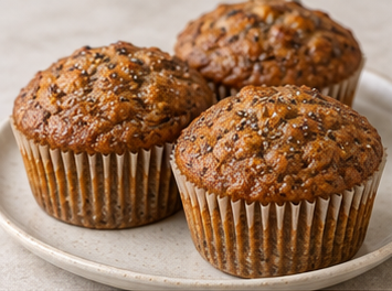 Pekmezli Chialı Muzlu Muffin