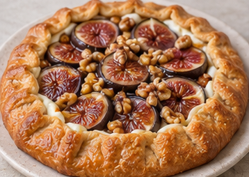 Labneli İncirli Galette