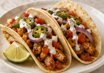 Tavuklu Taco