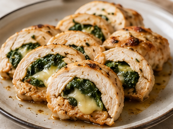 Ispanaklı Tavuk Sarma