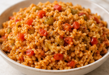 Sebzeli Bulgur Pilavı