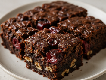 Vişneli Islak Brownie