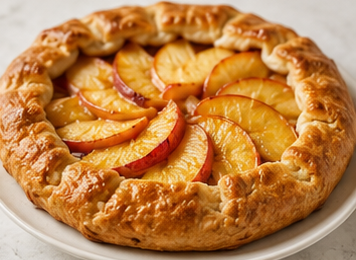 Şeftalili Galette