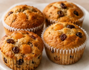 Kuru Meyveli Muffin