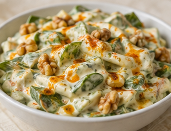 Cevizli Semizotu Salatası